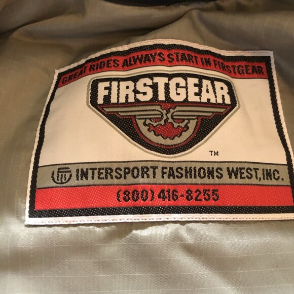 First Gear Hypertex Cordura DuPont Jacket Motorcycle Biker Padded Mens Size L - Picture 7 of 11